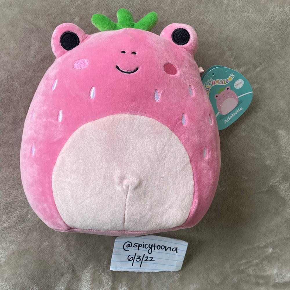 NEW 8” Adabelle the Pink Frog Squishmallow EXCLUSIVE